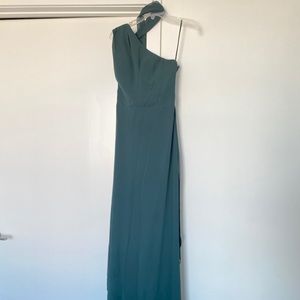 Amsale Bridesmaid Dress - Brisa in Hunter Green